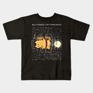 Buttered Cat Paradox Kids T-Shirt